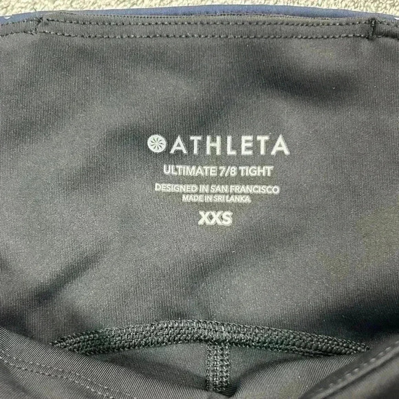 Athleta Tight Womens Size XXS Ultimate Colorblock 7/8 High Rise Athleisure - Picture 6 of 11
